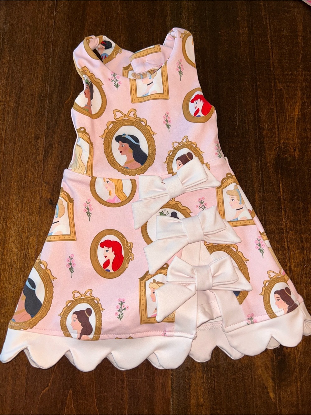 Disney Princess Bow Athletic Dress - NWOT size 0-3 month